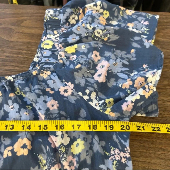 ❤️ Gap Floral Peasant top M - Picture 10 of 11